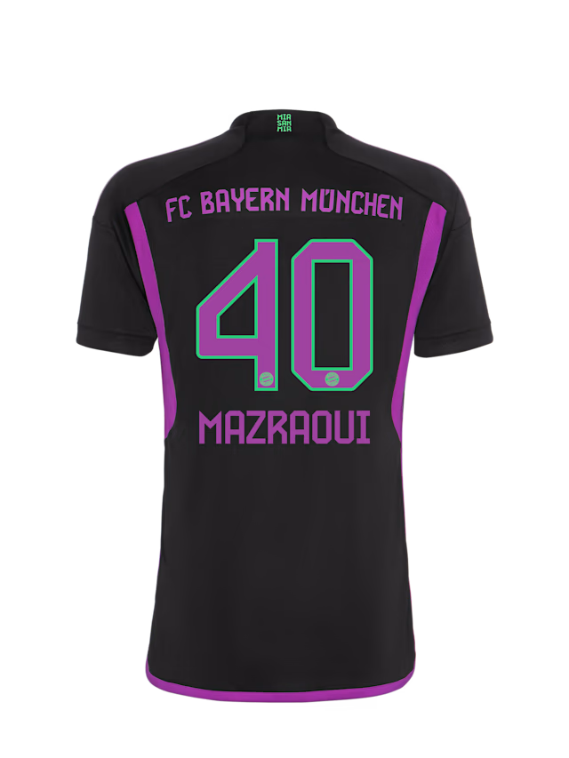 FC Bayern kids jersey away 23-24 – 40 noussair mazraoui Kits Shop | Premium Football Kits & Gear
