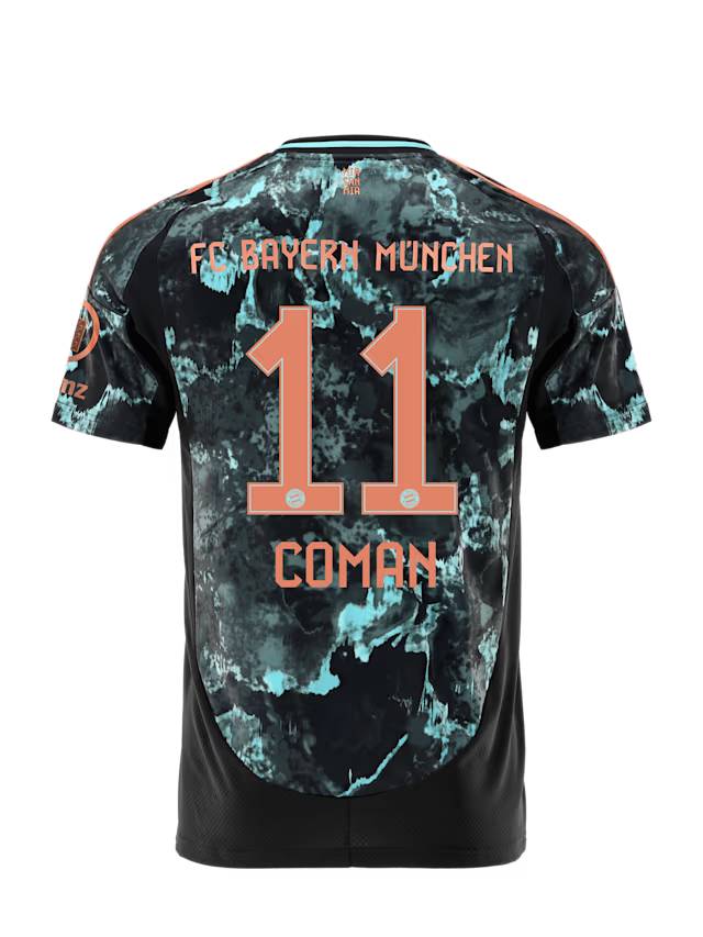 FC Bayern kids jersey away 24-25 – 11 kingsley coman Kits Shop | Premium Football Kits & Gear