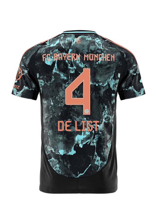 FC Bayern kids jersey away 24-25 – 4 matthijs de ligt Kits Shop | Premium Football Kits & Gear