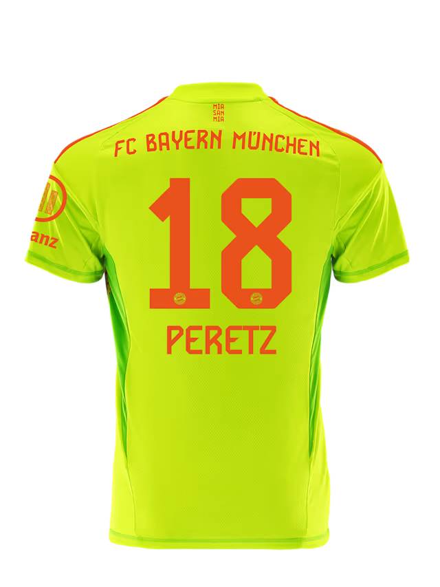 FC Bayern kids jersey goalkeeper 24-25 – 18 daniel peretz Kits Shop | Premium Football Kits & Gear