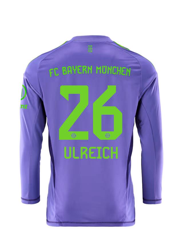 FC Bayern kids long sleeve jersey goalkeeper 24-25 – 26 sven ulreich Kits Shop | Premium Football Kits & Gear