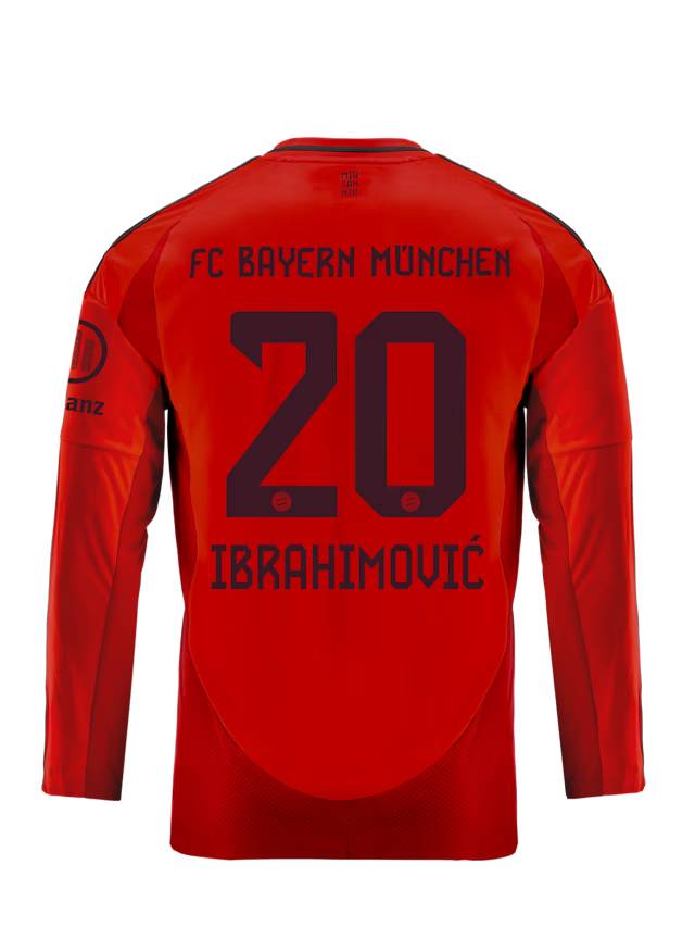 FC Bayern kids long sleeve jersey home 24-25 – 20 arijon ibrahimović Kits Shop | Premium Football Kits & Gear