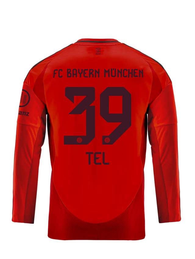 FC Bayern kids long sleeve jersey home 24-25 – 39 mathys tel Kits Shop | Premium Football Kits & Gear