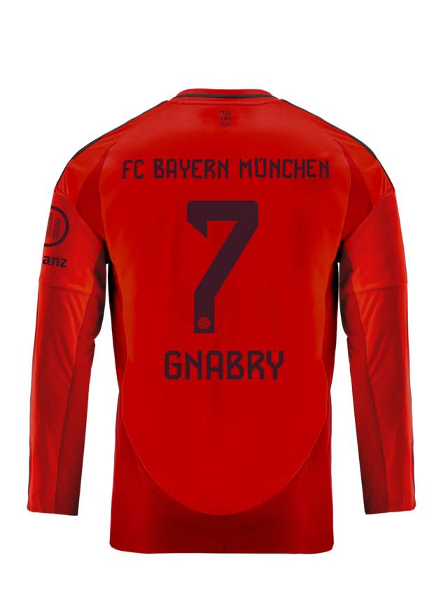 FC Bayern kids long sleeve jersey home 24-25 – 7 serge gnabry Kits Shop | Premium Football Kits & Gear
