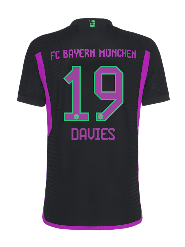 FC Bayern men authentic jersey away 23-24 – 19 alphonso davies Kits Shop | Premium Football Kits & Gear