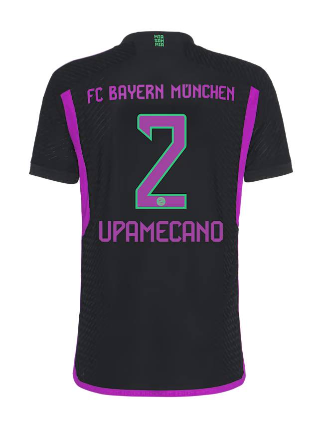 FC Bayern men authentic jersey away 23-24 – 2 dayot upamecano Kits Shop | Premium Football Kits & Gear