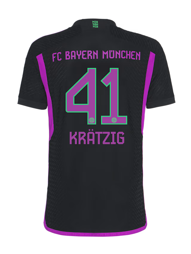 FC Bayern men authentic jersey away 23-24 – 41 frans kratzig Kits Shop | Premium Football Kits & Gear