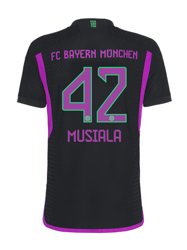 FC Bayern men authentic jersey away 23-24 – 42 jamal musiala Kits Shop | Premium Football Kits & Gear
