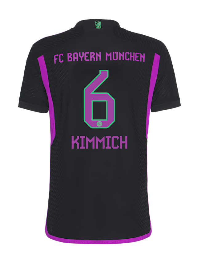 FC Bayern men authentic jersey away 23-24 – 6 joshua kimmich Kits Shop | Premium Football Kits & Gear