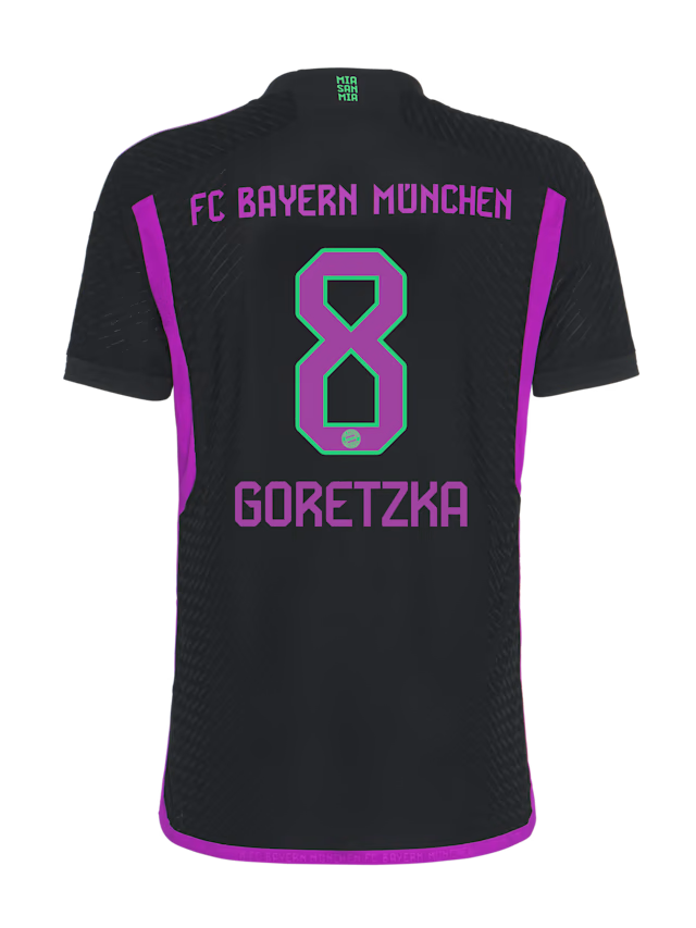 FC Bayern men authentic jersey away 23-24 – 8 leon goretzka Kits Shop | Premium Football Kits & Gear