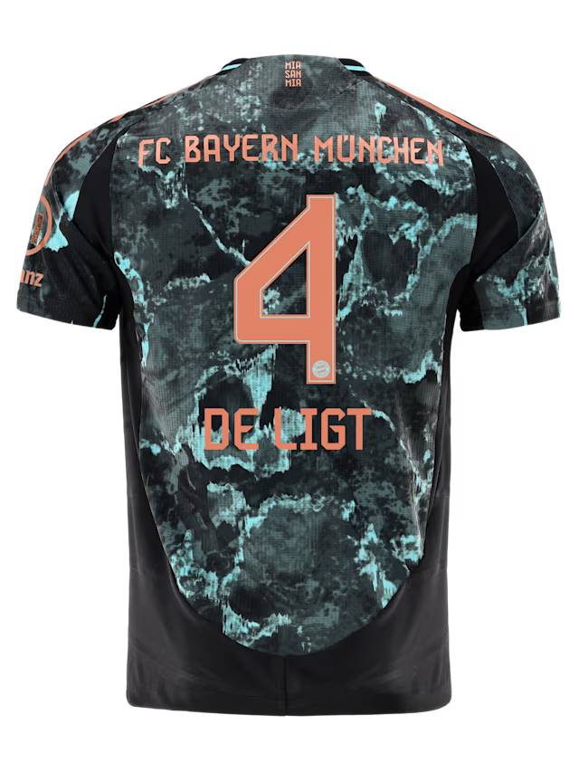 FC Bayern men authentic jersey away 24-25 – 4 matthijs de ligt Kits Shop | Premium Football Kits & Gear