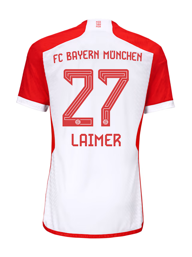 FC Bayern men authentic jersey home 23-24 – 27 konrad laimer Kits Shop | Premium Football Kits & Gear