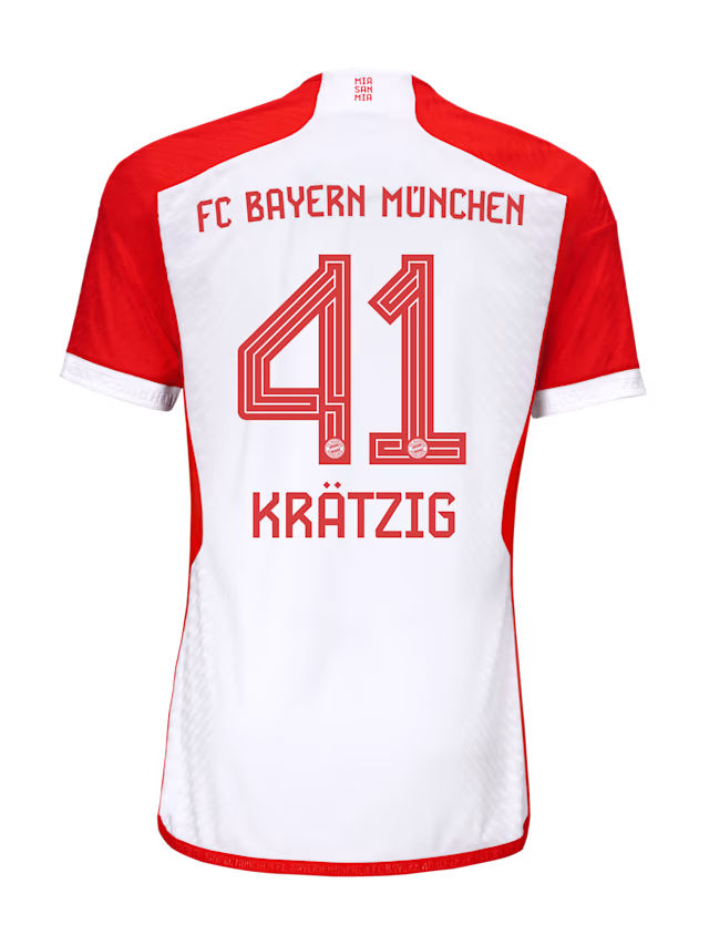 FC Bayern men authentic jersey home 23-24 – 41 frans kratzig Kits Shop | Premium Football Kits & Gear