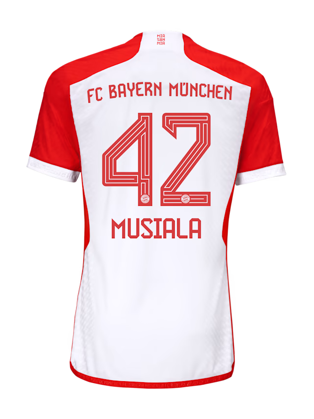 FC Bayern men authentic jersey home 23-24 – 42 jamal musiala Kits Shop | Premium Football Kits & Gear