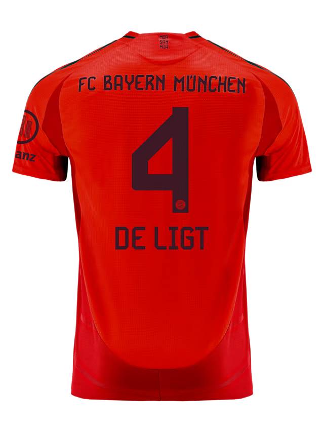 FC Bayern men authentic jersey home 24-25 – 4 matthijs de ligt Kits Shop | Premium Football Kits & Gear
