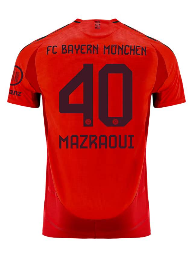 FC Bayern men authentic jersey home 24-25 – 40 noussair mazraoui Kits Shop | Premium Football Kits & Gear