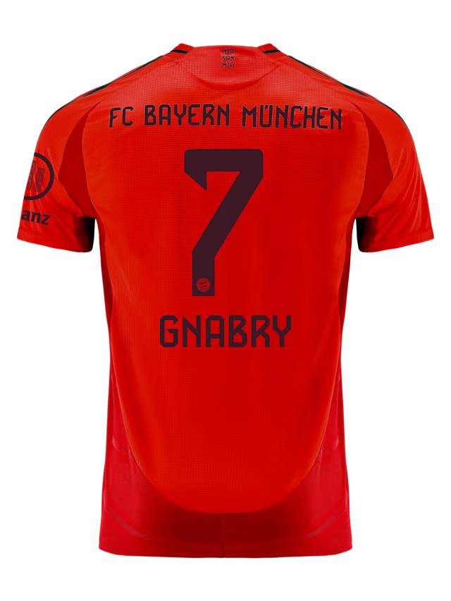 FC Bayern men authentic jersey home 24-25 – 7 serge gnabry Kits Shop | Premium Football Kits & Gear