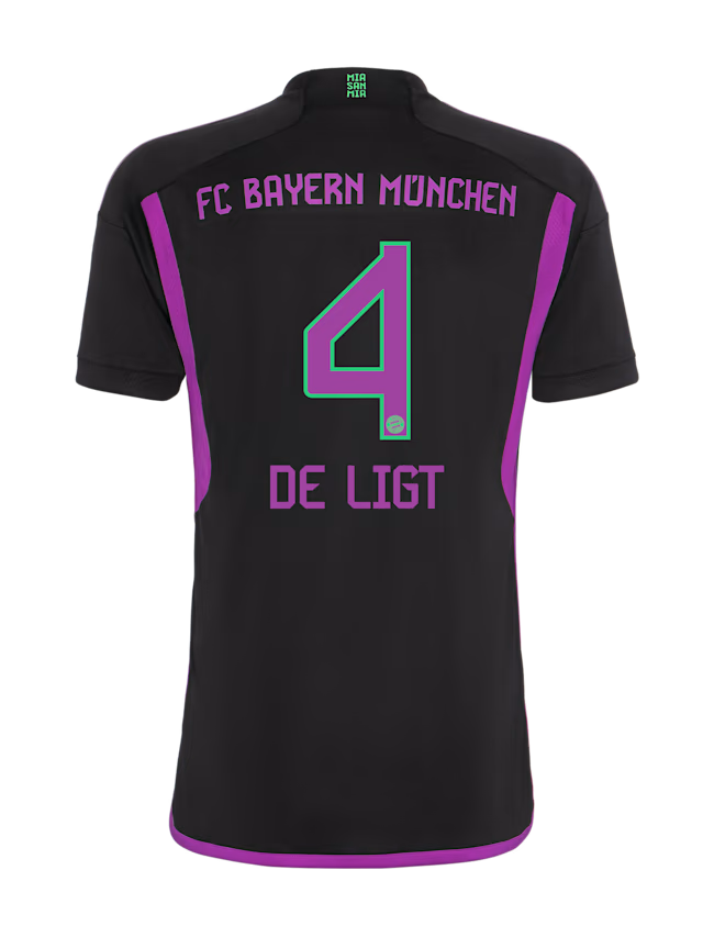 FC Bayern men jersey away 23-24 – 4 matthijs de ligt Kits Shop | Premium Football Kits & Gear