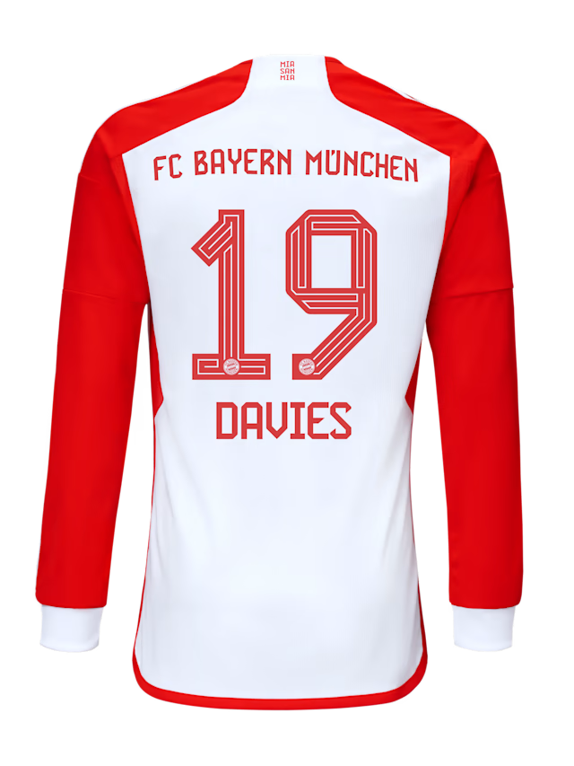 FC Bayern men long sleeve jersey home 23-24 – 19 alphonso davies Kits Shop | Premium Football Kits & Gear