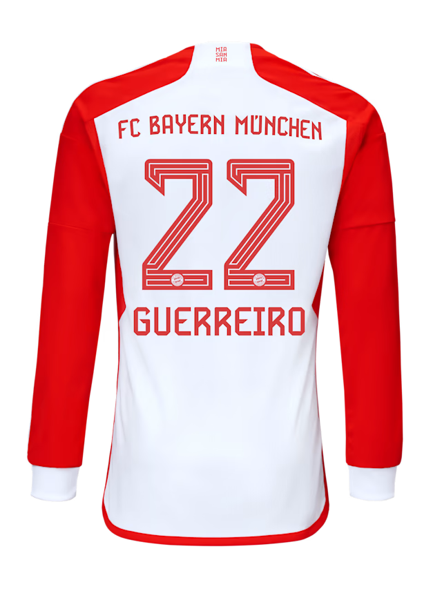 FC Bayern men long sleeve jersey home 23-24 – 22 raphael guerreiro Kits Shop | Premium Football Kits & Gear