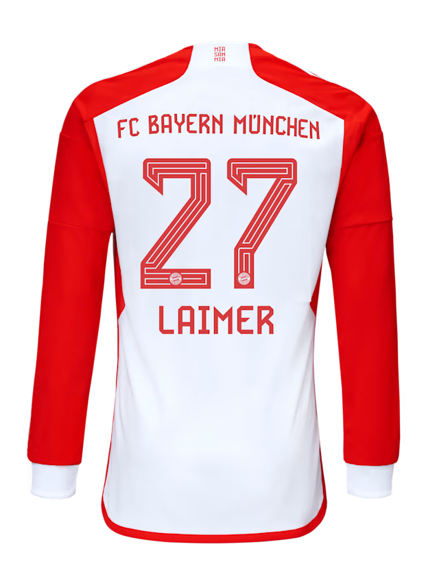 FC Bayern men long sleeve jersey home 23-24 – 27 konrad laimer Kits Shop | Premium Football Kits & Gear