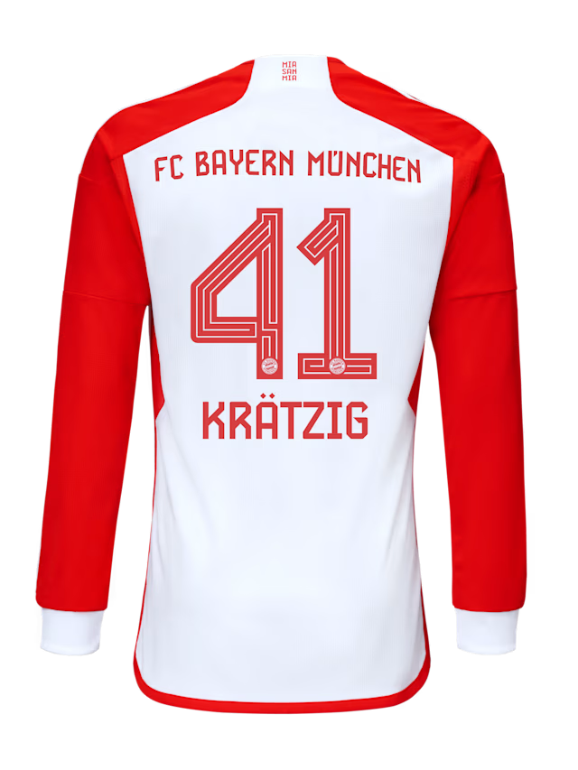 FC Bayern men long sleeve jersey home 23-24 – 41 frans kratzig Kits Shop | Premium Football Kits & Gear