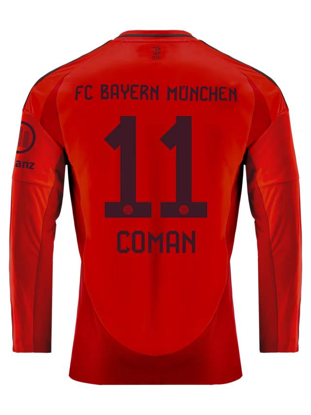 FC Bayern men long sleeve jersey home 24-25 – 11 kingsley coman Kits Shop | Premium Football Kits & Gear