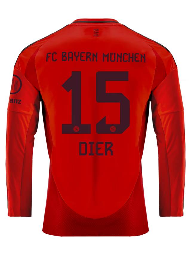 FC Bayern men long sleeve jersey home 24-25 – 15 eric dier Kits Shop | Premium Football Kits & Gear