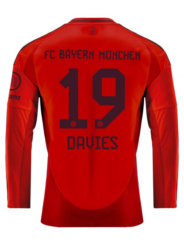 FC Bayern men long sleeve jersey home 24-25 – 19 alphonso davies Kits Shop | Premium Football Kits & Gear