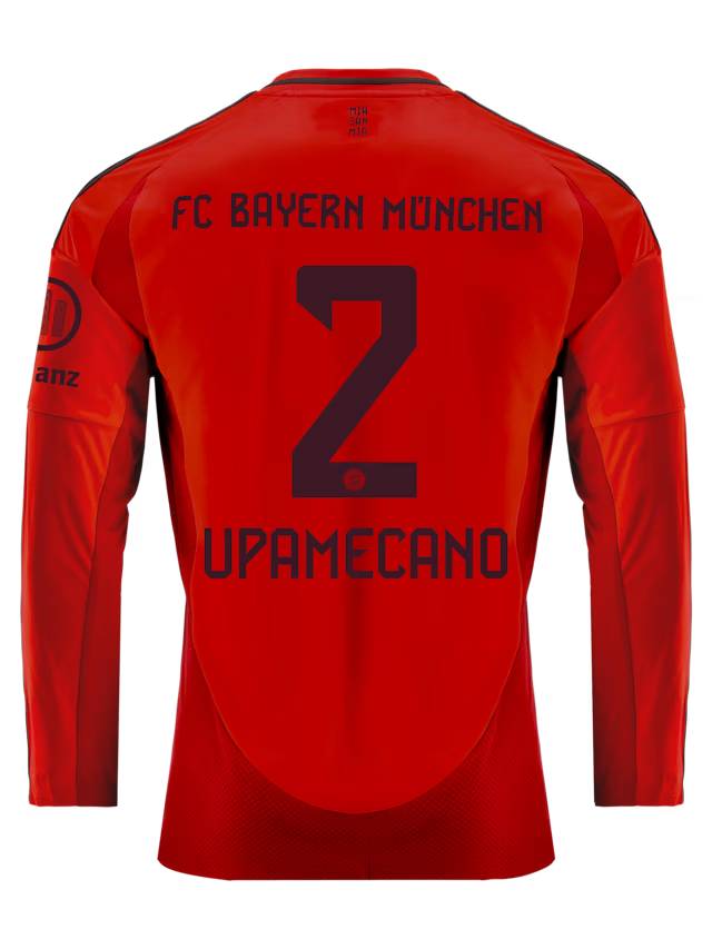 FC Bayern men long sleeve jersey home 24-25 – 2 dayot upamecano Kits Shop | Premium Football Kits & Gear