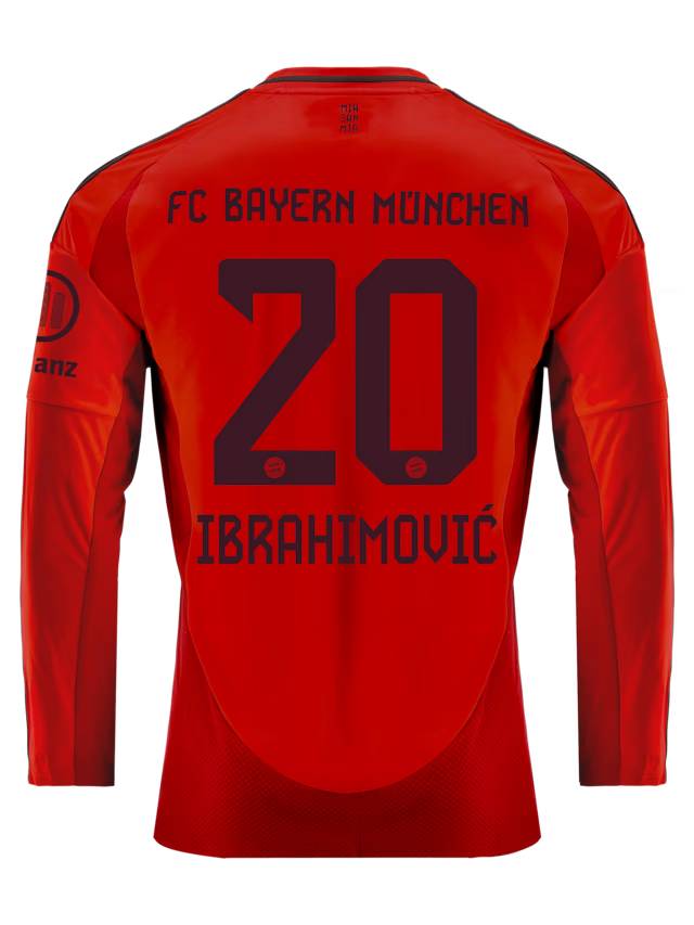 FC Bayern men long sleeve jersey home 24-25 – 20 arijon ibrahimović Kits Shop | Premium Football Kits & Gear