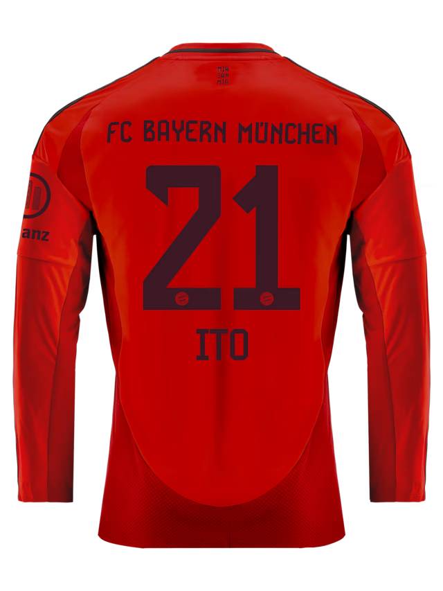 FC Bayern men long sleeve jersey home 24-25 – 21 hiroki ito Kits Shop | Premium Football Kits & Gear