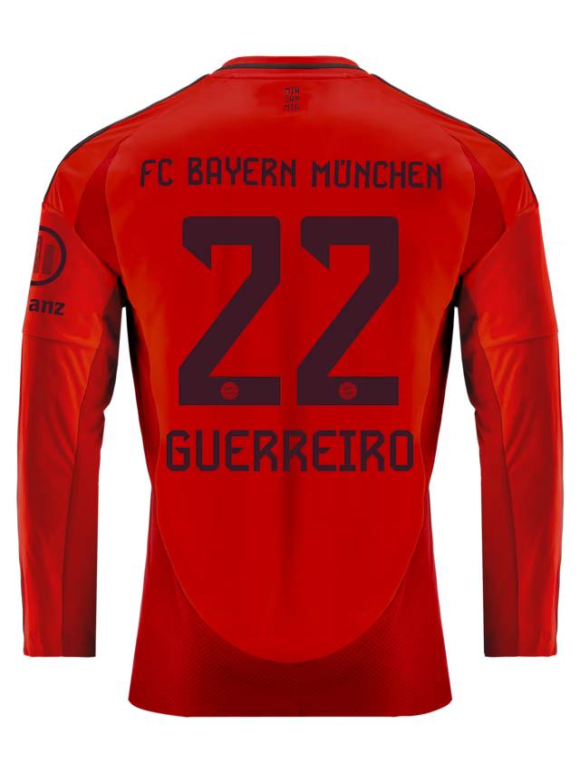FC Bayern men long sleeve jersey home 24-25 – 22 raphaël guerreiro Kits Shop | Premium Football Kits & Gear