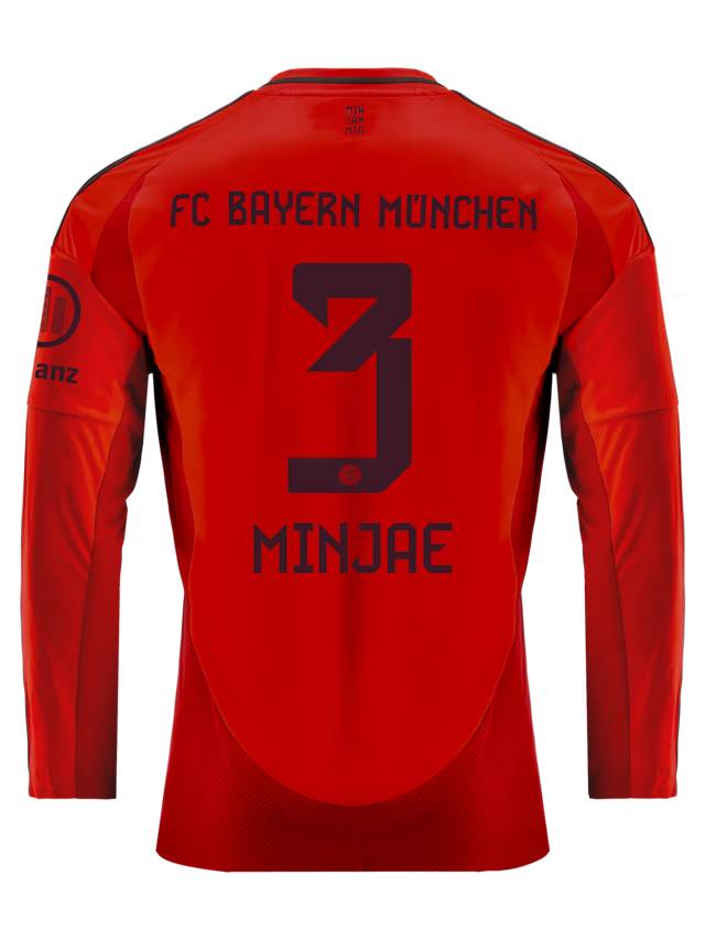FC Bayern men long sleeve jersey home 24-25 – 3 minjae kim Kits Shop | Premium Football Kits & Gear