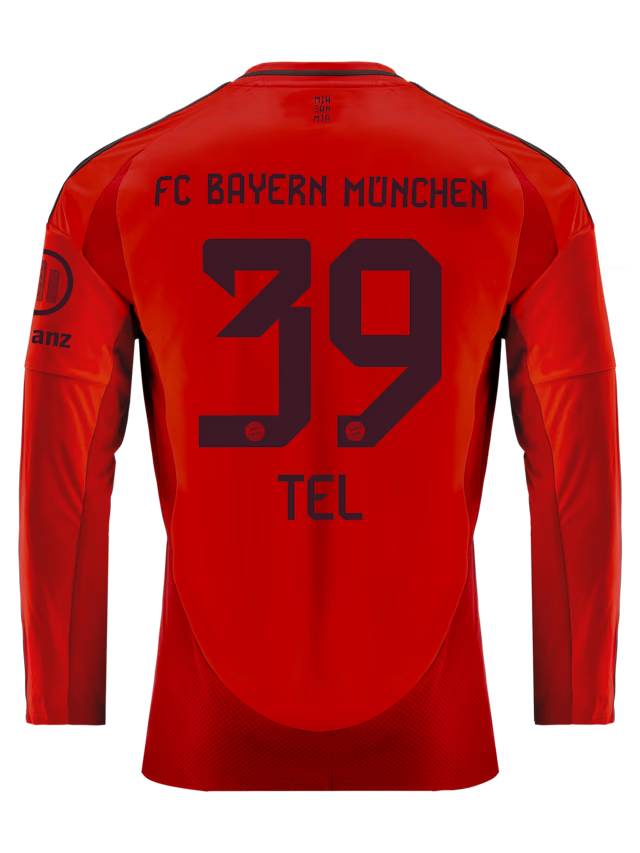 FC Bayern men long sleeve jersey home 24-25 – 39 mathys tel Kits Shop | Premium Football Kits & Gear