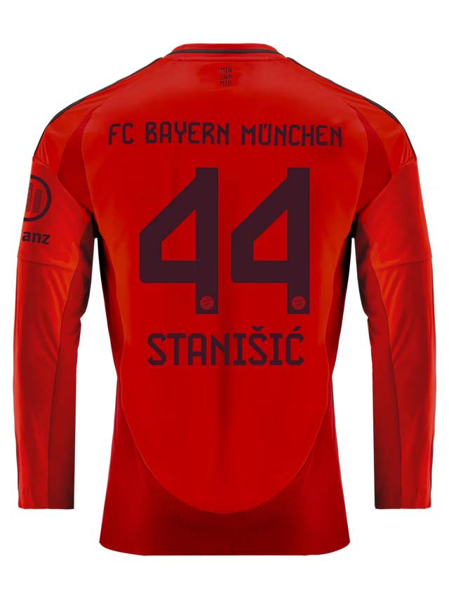 FC Bayern men long sleeve jersey home 24-25 – 44 josip stanišić Kits Shop | Premium Football Kits & Gear