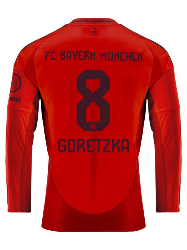 FC Bayern men long sleeve jersey home 24-25 – 8 leon goretzka Kits Shop | Premium Football Kits & Gear
