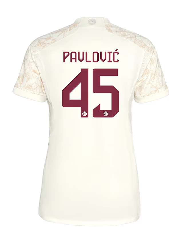 FC Bayern women jersey champions league 23-24 – 45 aleksandar pavlovic Kits Shop | Premium Football Kits & Gear